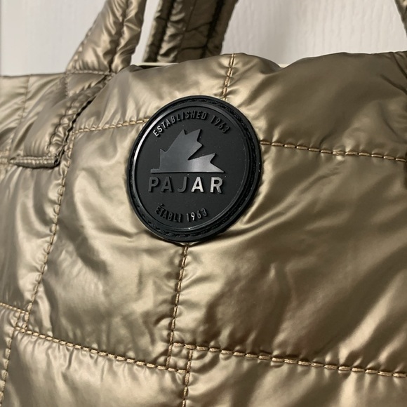 Gold / Bronze Quilted Puffer Small Handbag / Crossbody Bag - Picture 5 of 15